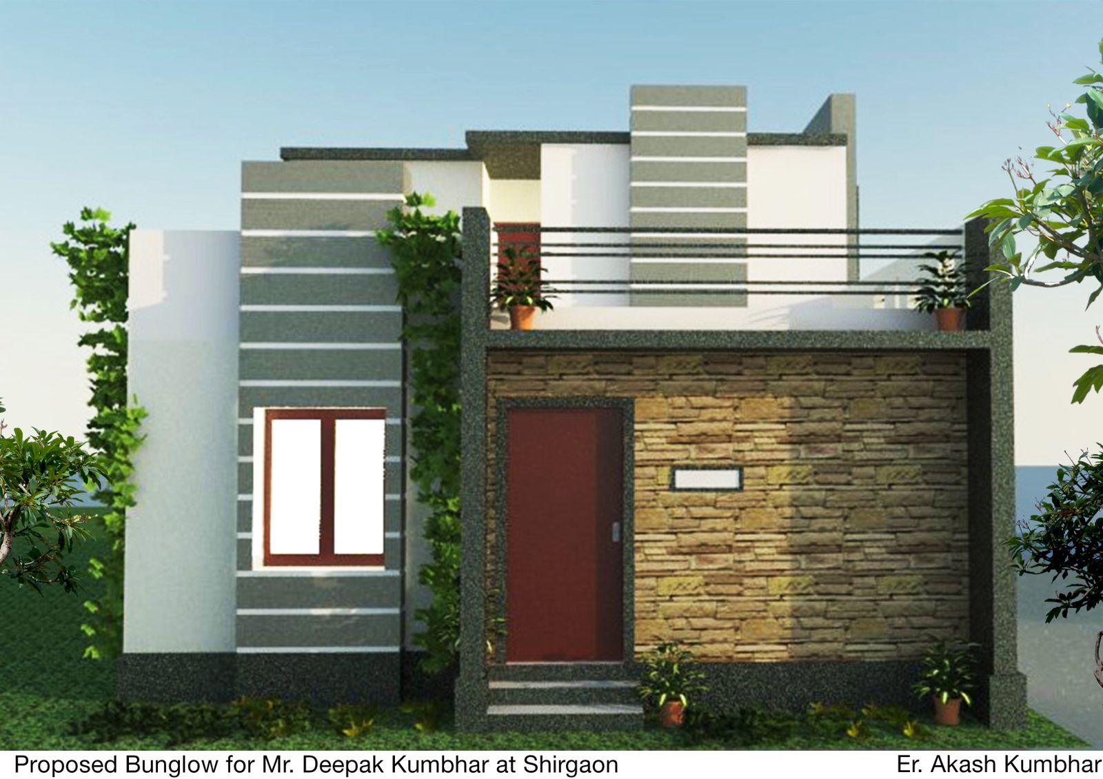 Stone & Wood Cladding Residence 6